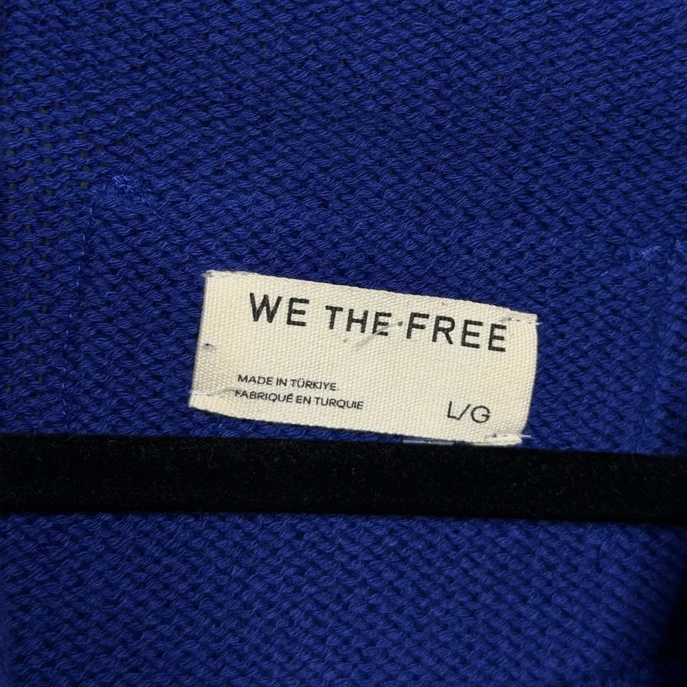 Free People Torres Turtleneck Sweater in Skipper Blue